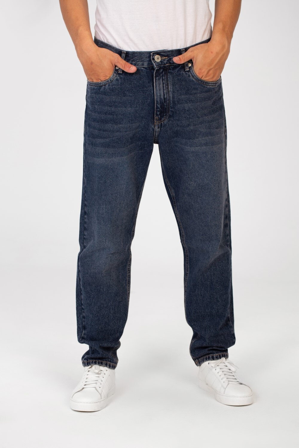 Men's Five Pockets Boyfriend Jeans Pants Trousers In Basic Details