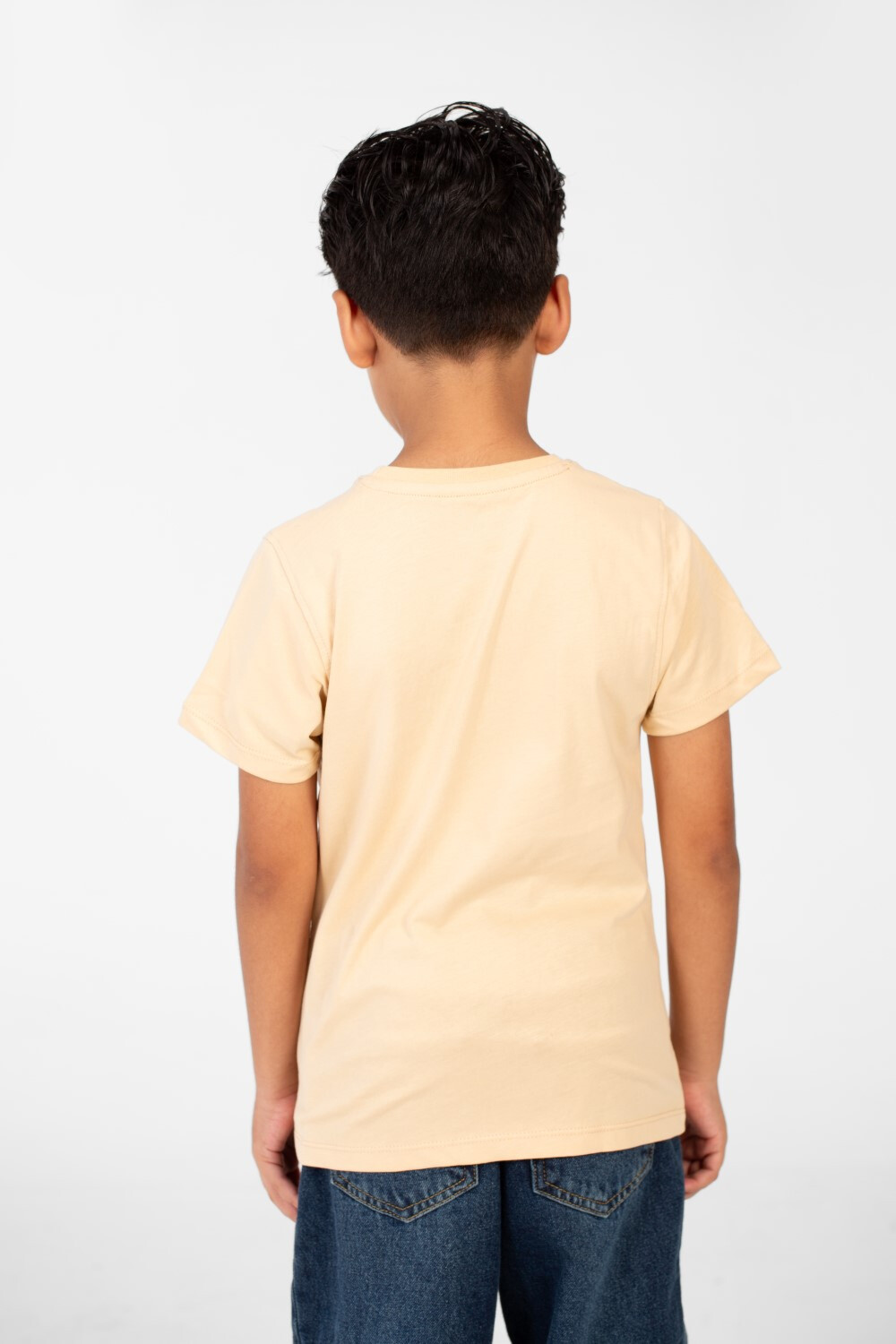 Boy's Tomato Summer Short Sleeves T-Shirt With Round Neck And Front Print