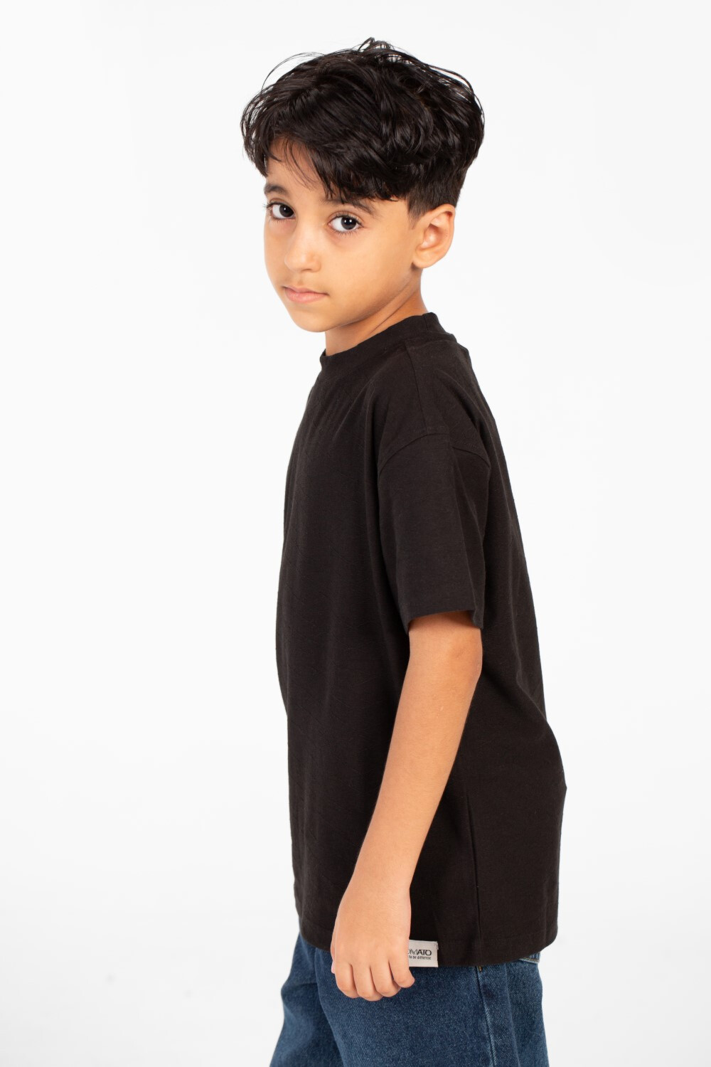 Boy's Short Sleeve Crew Neck T-Shirt In Everyday Basic Colors