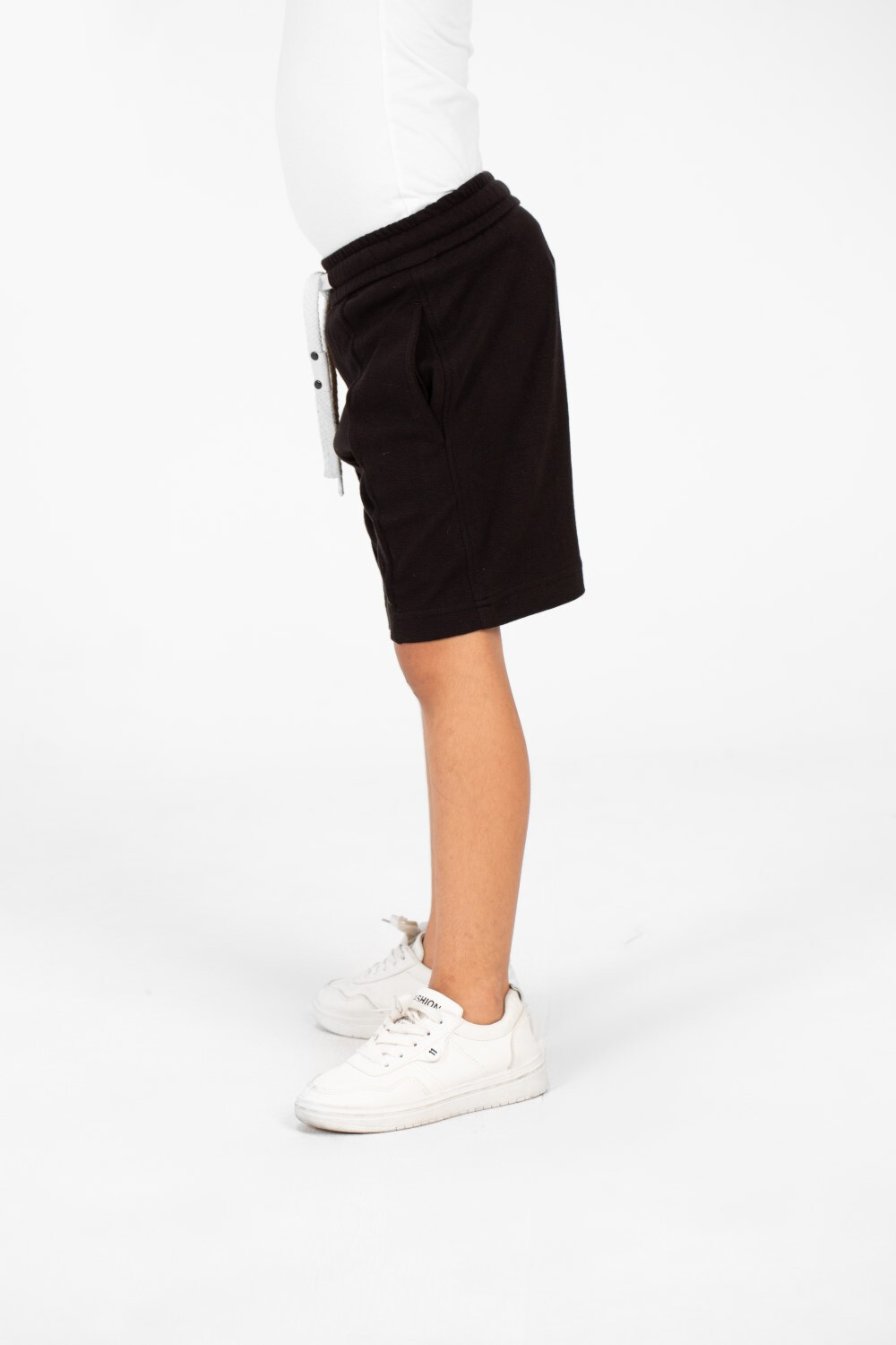 Boy's Milton Short With Elastic Waistband And Side Pockets In Modern Design