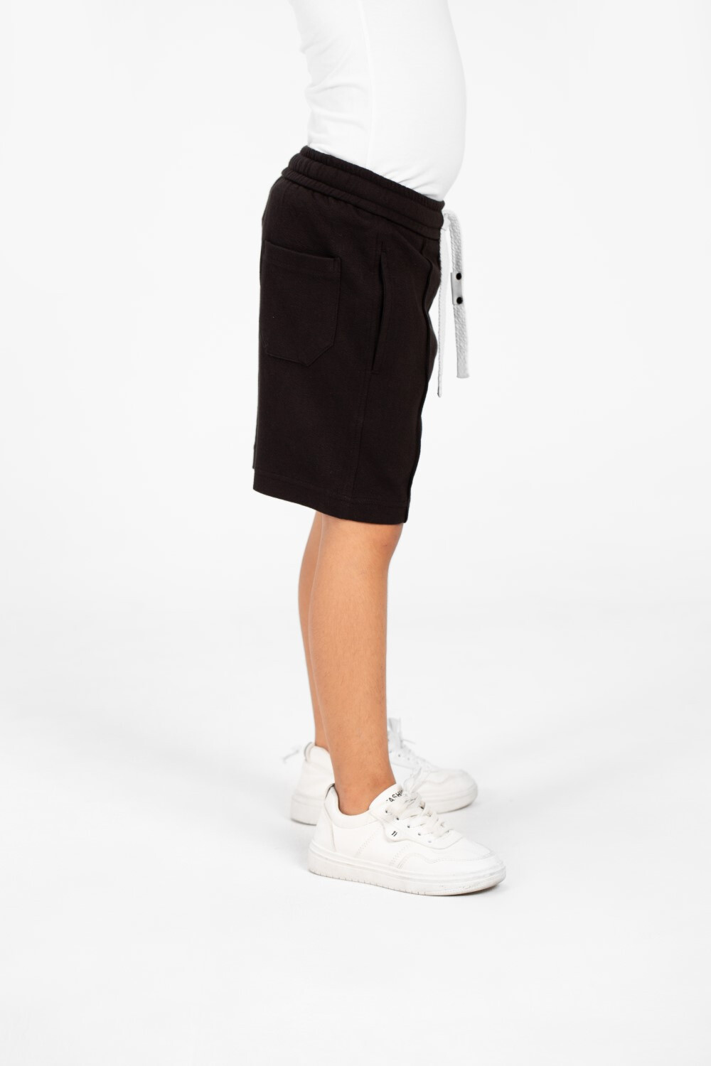 Boy's Milton Short With Elastic Waistband And Side Pockets In Modern Design