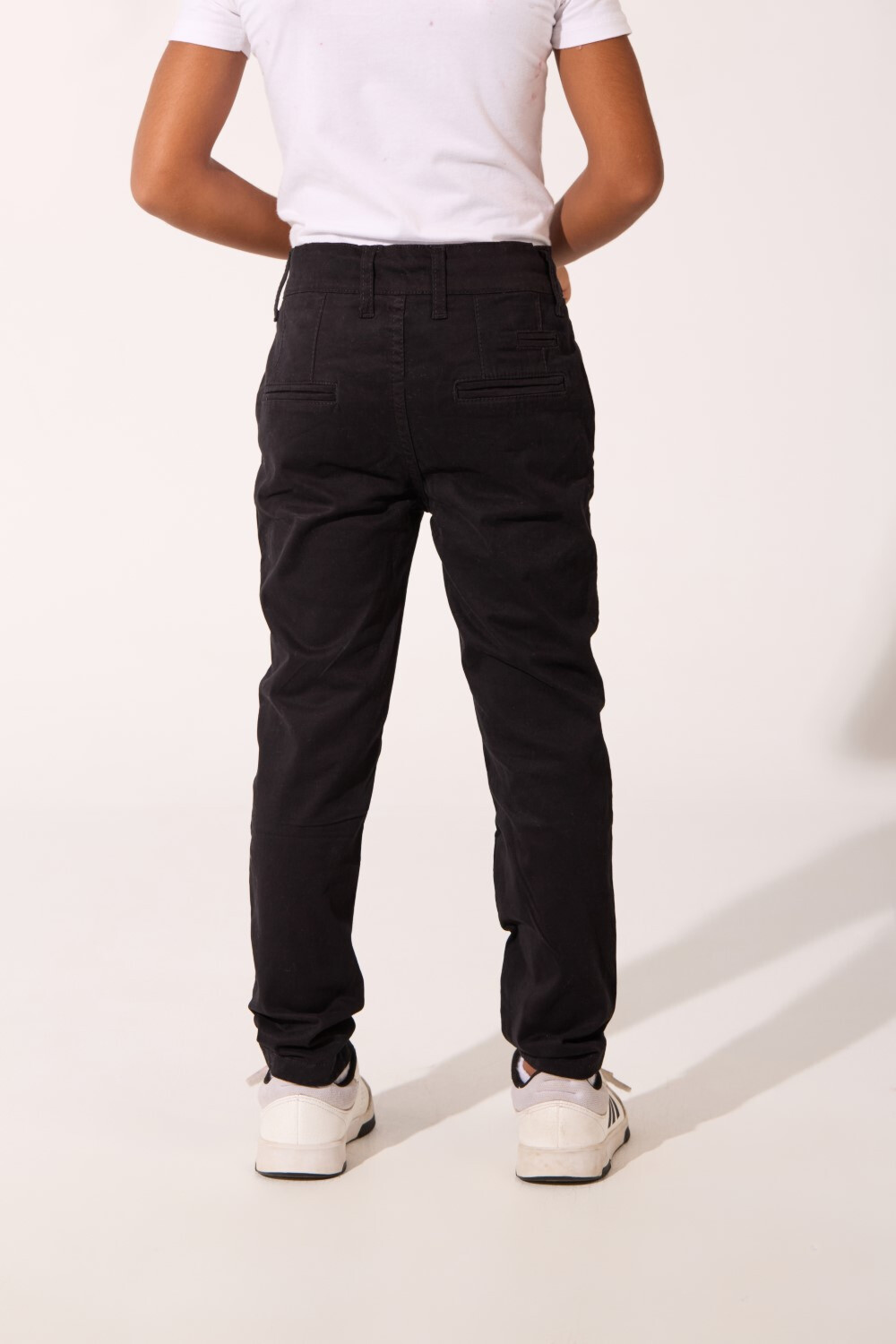 Boy's Slim Fit Basic Classic Gabardine Pants