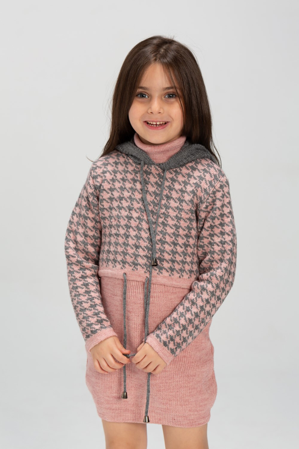 Girl's Long Sleeve Basic Regular Fit Outfit With Unqiue Design