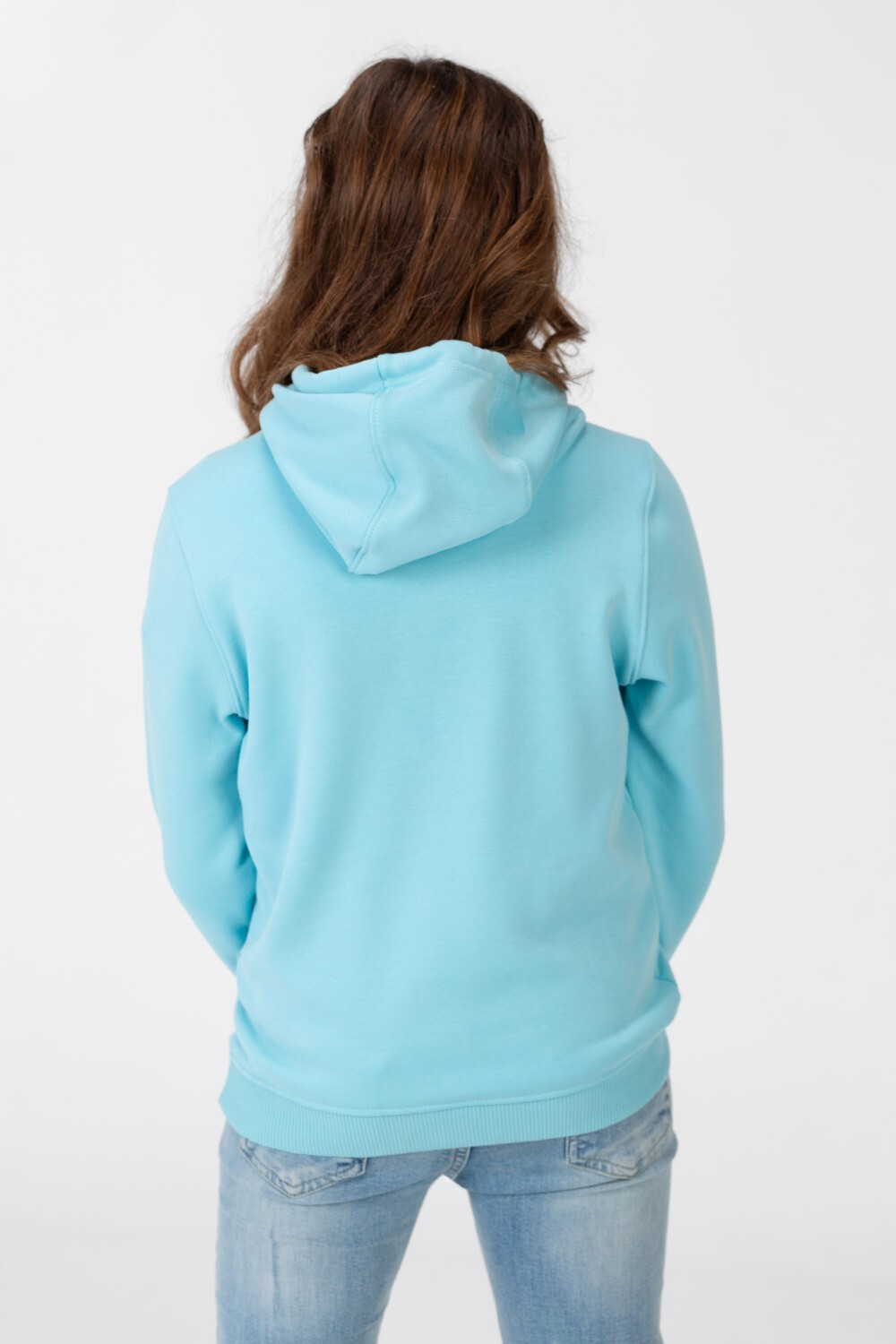 Girl's Hoodie Sweatshirt With Front Print And Long Sleeves