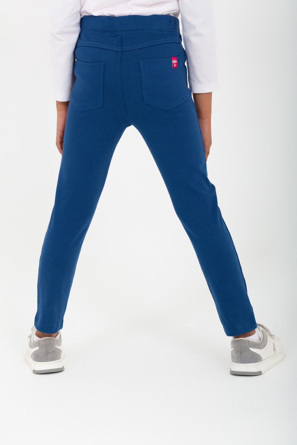 Girl's Elastic Waist Basic Long Leggings