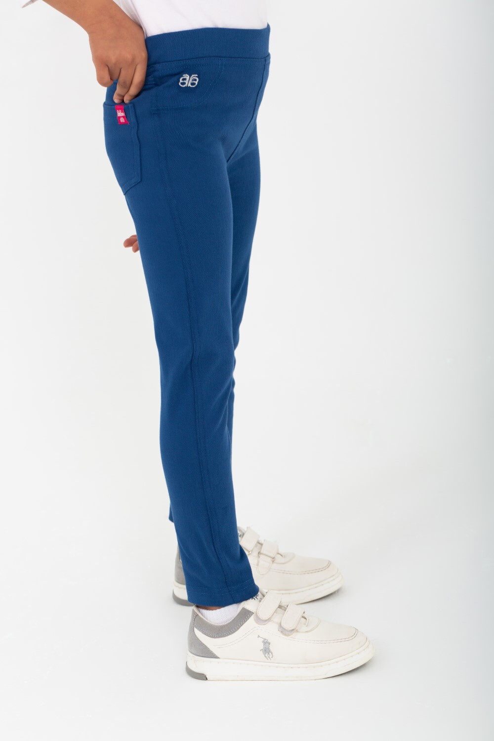 Girl's Elastic Waist Basic Long Leggings